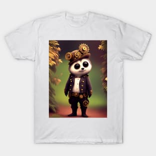 Cute Kawaii Steampunk Raccoon T-Shirt